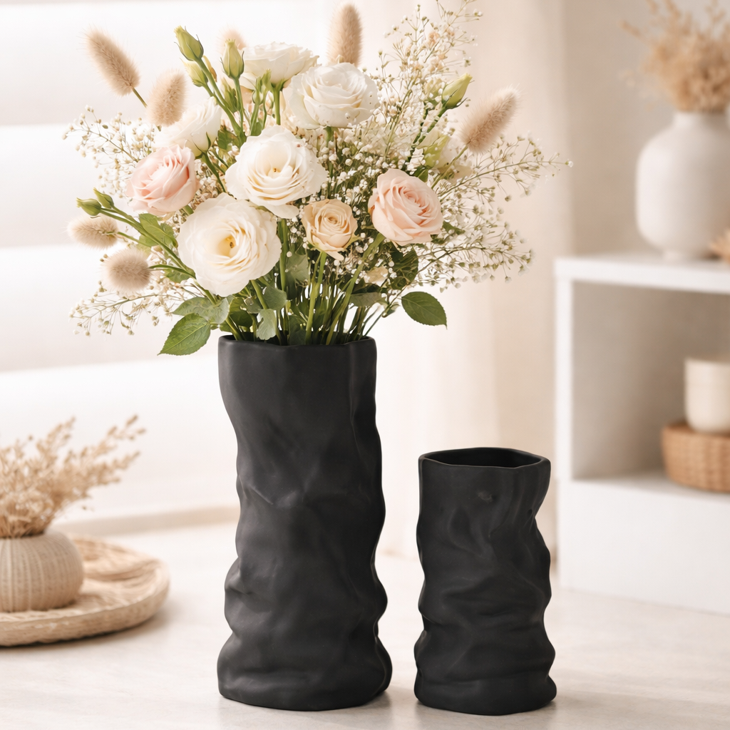 Faltige Vase "Nordic"