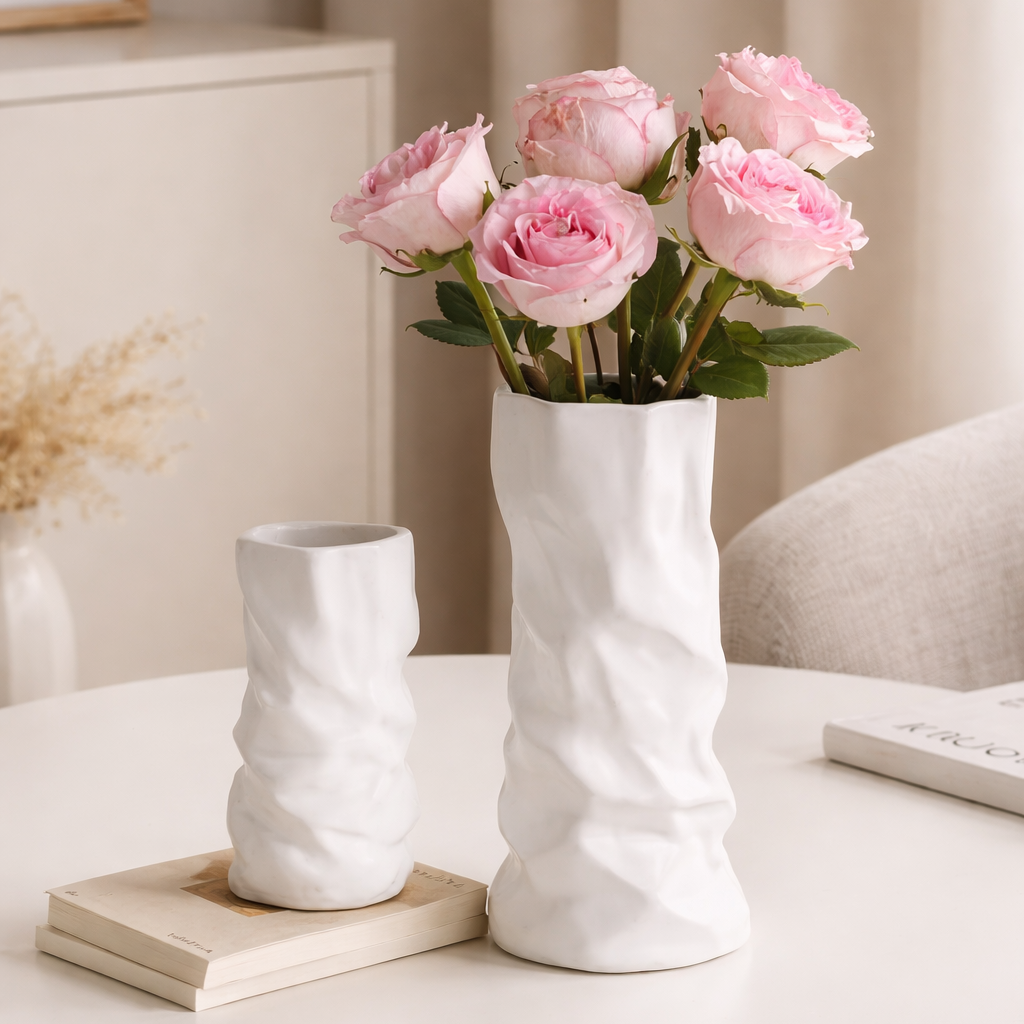 Faltige Vase "Nordic"